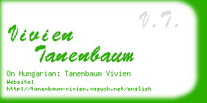 vivien tanenbaum business card